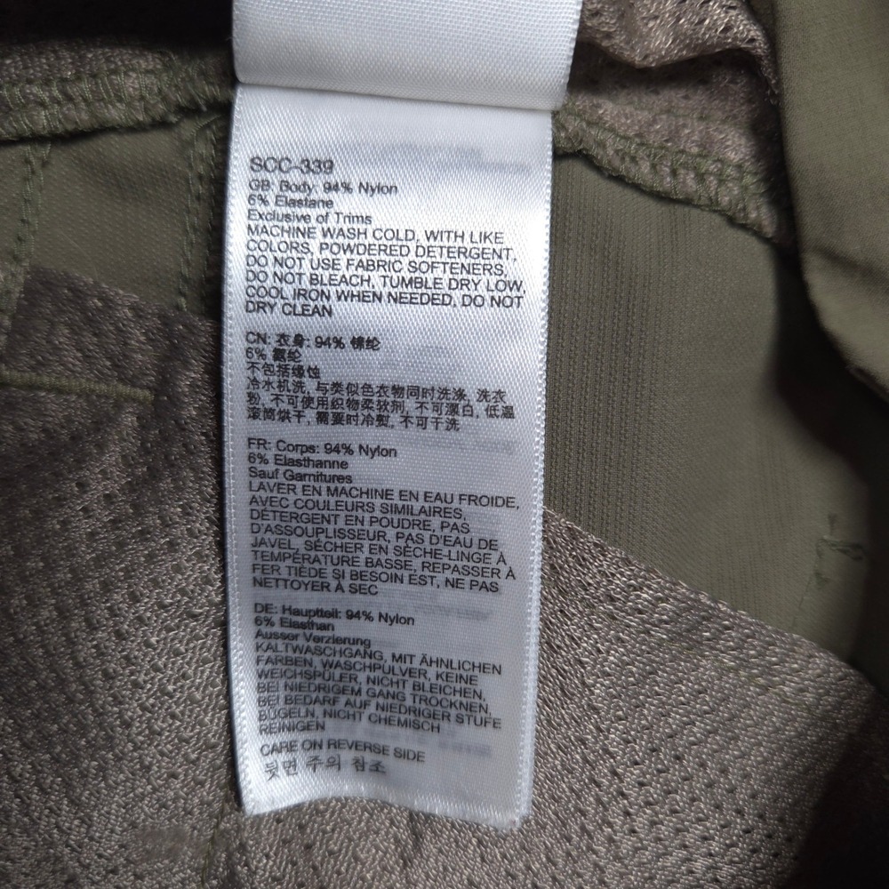 Marmot Transcend Convertible Pant Mens 28 x 32 Green Cargo Stretch Dobby DWR UPF - Picture 11 of 12